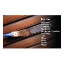 Wood maintenance business card template