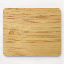 Wood plank mouse mat