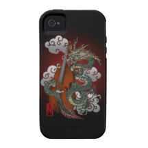 Woodbass dragon 01 iPhone 4 cover