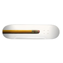 Wooden #2 Pencil Skateboard Deck