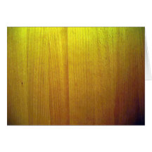 Wooden furniture with various shades of yellow greeting card