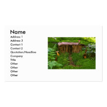 Wooden House Business Card