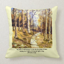 'Woodland Path (Christian)' Pillow pillows