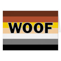 WOOF Greeting Card