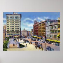 Worcester Massachusetts City Hall Plaza Posters