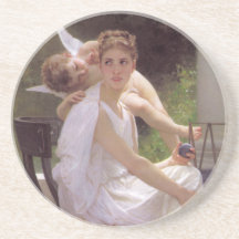 Work Interrupted, William-Adolphe Bouguereau Coasters