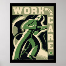 Work With Care Posters