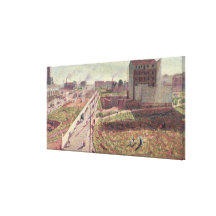 Workshops at Porta Romana, 1909 Canvas Print