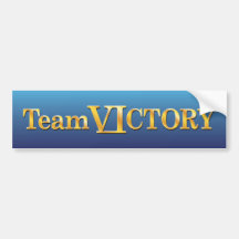 World Affairs_Team VIctory commemorative Bumper Sticker