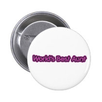 World's Best Aunt (Purple) buttons by pb_family2 World's Best Aunt (Purple) buttons