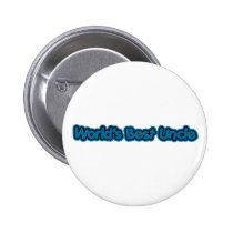 World's Best Uncle (Blue) buttons by pb_family2 World's Best Uncle (Blue) buttons