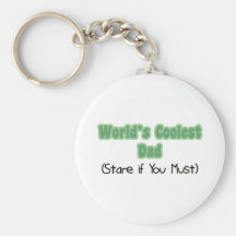 World's Coolest Dad Key Chain