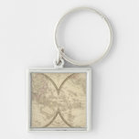 World Atlas Map Keychains