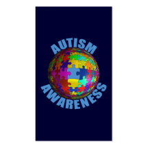 World Autism Awareness Business Cards