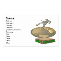 World Champions Business Card Templates