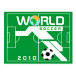 World Cup Soccer 2010 Field Postcard