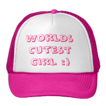 World Cutest Girl Mesh Hats