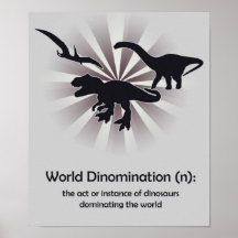 World Dinomination Posters