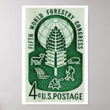 World Forestry Congress 1960 Print