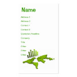 World Map Business Card