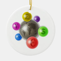 World of Currency Christmas Tree Ornaments