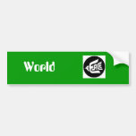 World Peace Bumper Sticker