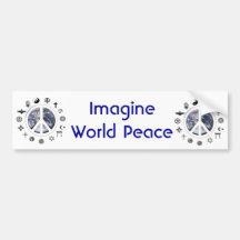 World Peace Bumper Stickers