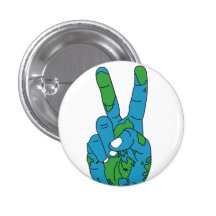 World peace hand pins
