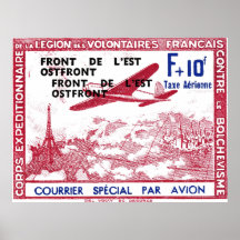 World postage Stamp Poster