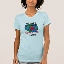 World’s Greatest Grandma Heart Shirt