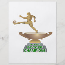World Soccer Champions Personalized Flyer