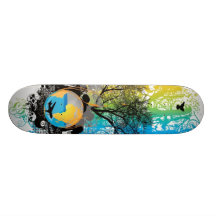 World Vector Deck Skate Board Deck