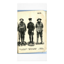 World War I Uniforms Photo Greeting Card