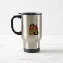 World War Two American Soldier Mugs