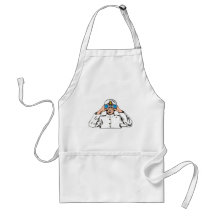 World war two navy captain sailor binoculars aprons