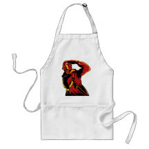World war two pilot airman saluting aprons