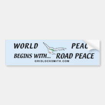 WORLDPEACEbegins Bumper Sticker