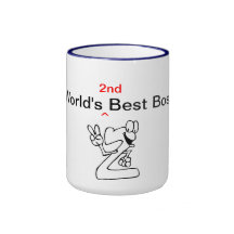 World's 2nd Best Boss Mug