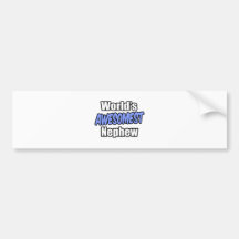 World's Awesomest Nephew Bumper Stickers