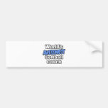 World's Awesomest Softball Coach Bumper Sticker