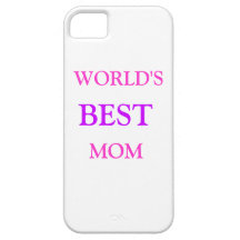 WORLD'S BES MOM iPhone 5 COVER