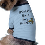 World's Best Big Brother Tshirts and Gifts Doggie T Shirt