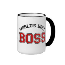 WORLD'S BEST BOSS COFFEE MUG
