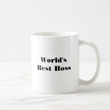 World's Best Boss Coffee Mugs
