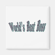 Worlds Best Boss Magnets