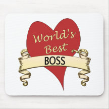 World's Best Boss Mouse Mat
