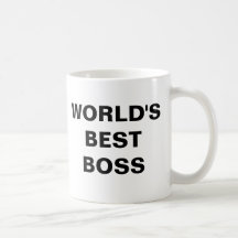 WORLD'S BEST BOSS MUGS