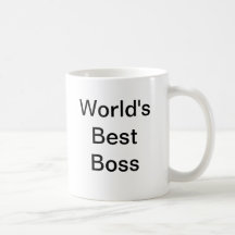 World's Best Boss Mugs