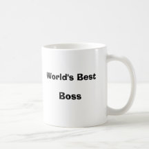 World's Best Boss Mugs