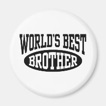 World's Best Brother Fridge Magnet